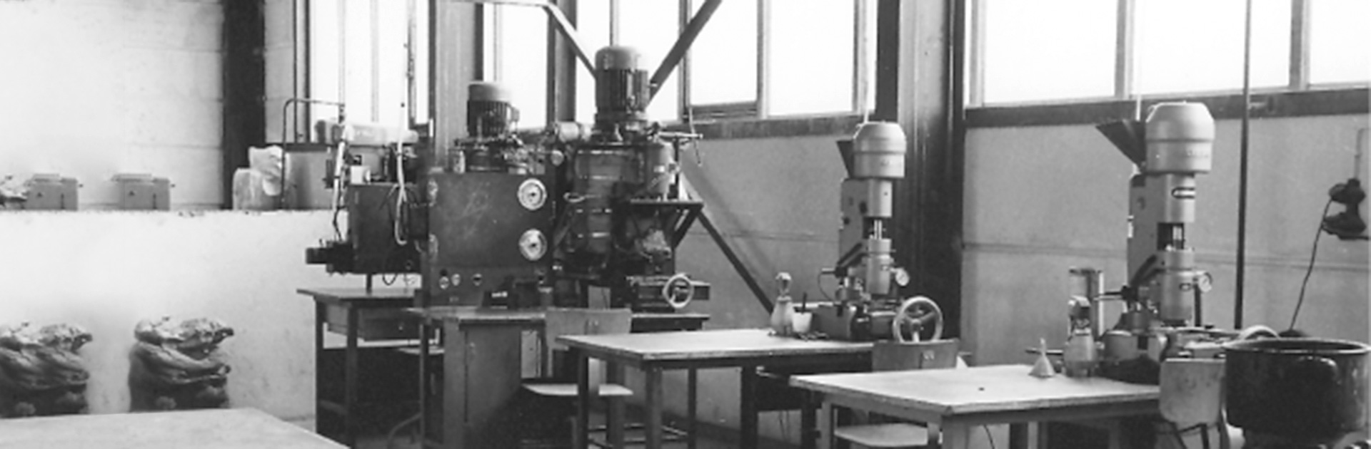 Produktionsstandort der FEINGUSS BLANK in den 1960er-Jahren