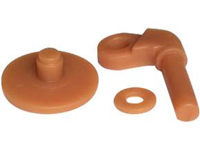 Injection molded wax parts from a wastegate system at FEINGUSS BLANK