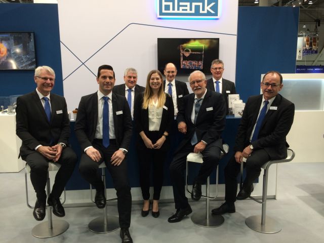 The sales department of FEINGUSS BLANK at the Hannover trade fair 